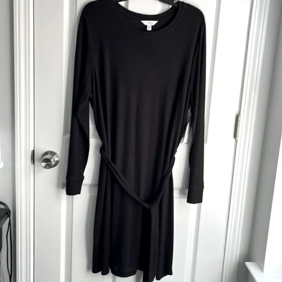 NWT TIME TRU DRESS BLACK XL - Picture 2 of 6